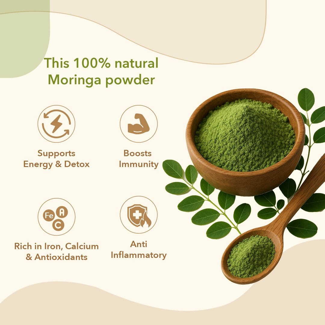 100% Natural Moringa Powder