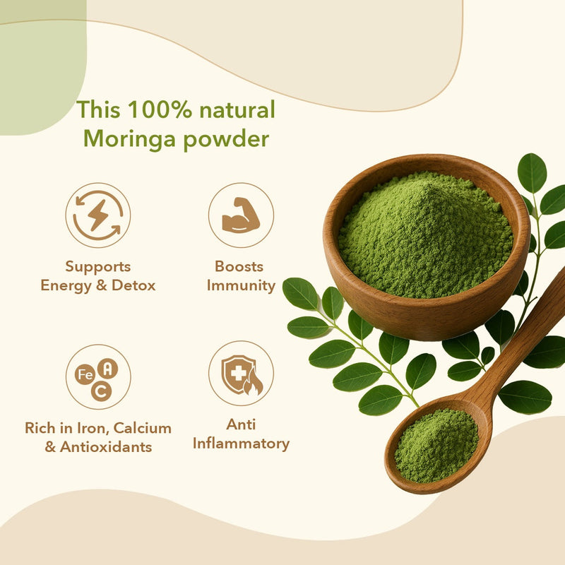 100% Natural Moringa Powder